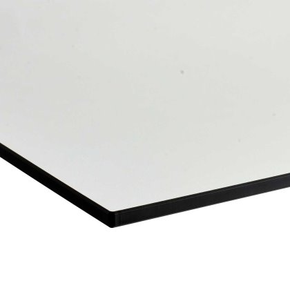 White compact laminate table top in stock