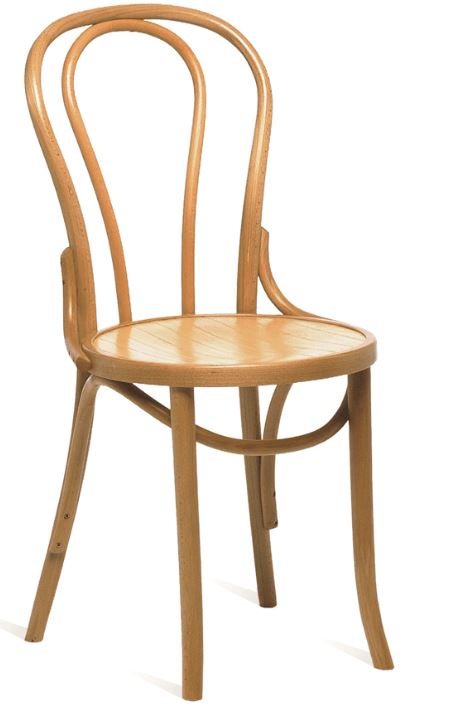 Ella Bentwood Side Chair Natural
