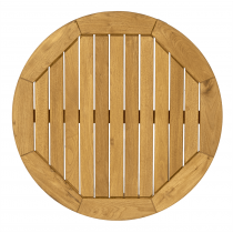 Robinia Wood Round Outdoor Table Top