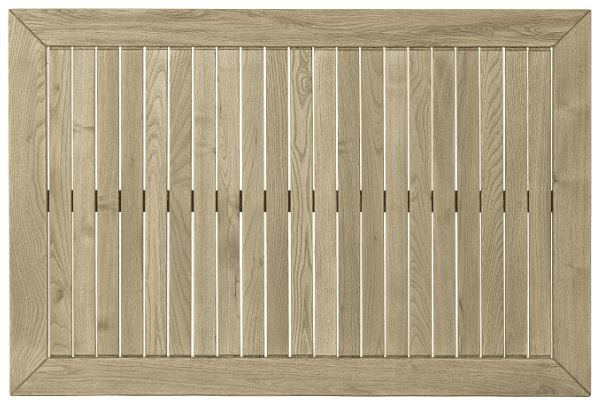 Robinia Wood Rectangular Outdoor Table Top
