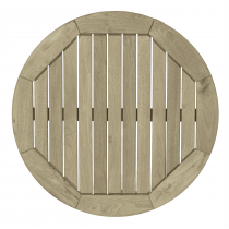 Robinia Wood Round Outdoor Table Top