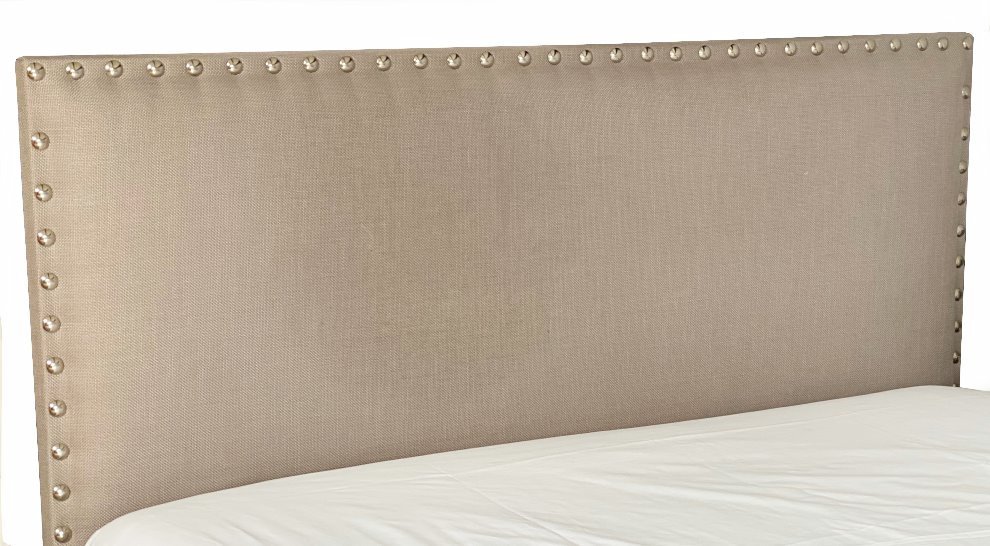 Fully Upholstered Headboard with Large Stud Detail 
