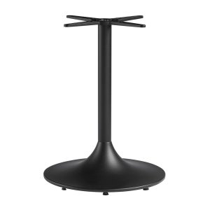 Black cast iron table bases
