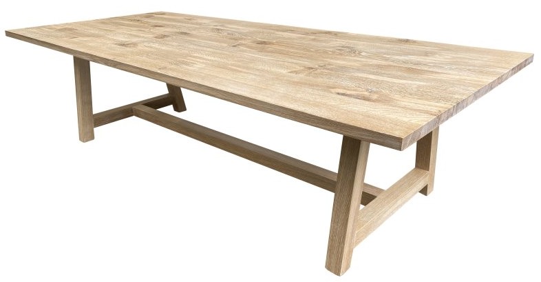 Limed character oak table