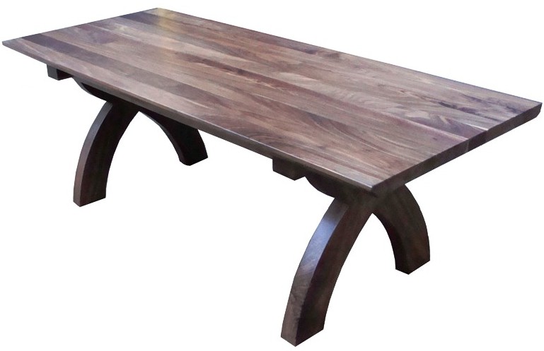 Solid walnut table