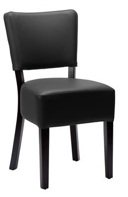 Seattle Deep Seat Side Chair Black
