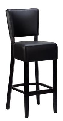 Seattle Deep Seat Bar Stool Black