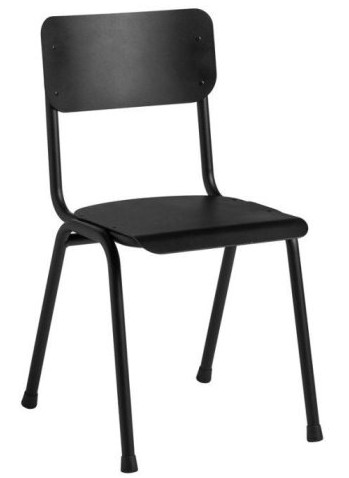 Lucy Metal Chair Black