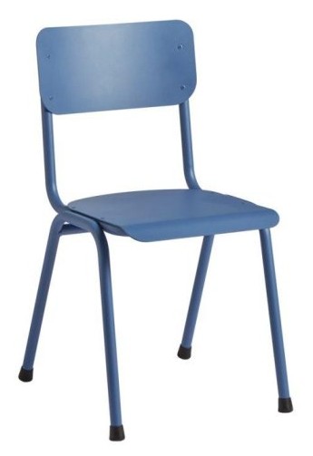 Lucy Metal Chair Blue