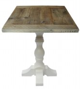 Farmhouse Style Scaffold Table Top on Farmhouse Base