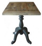 Farmhouse Style Table Top on Classic Table Base